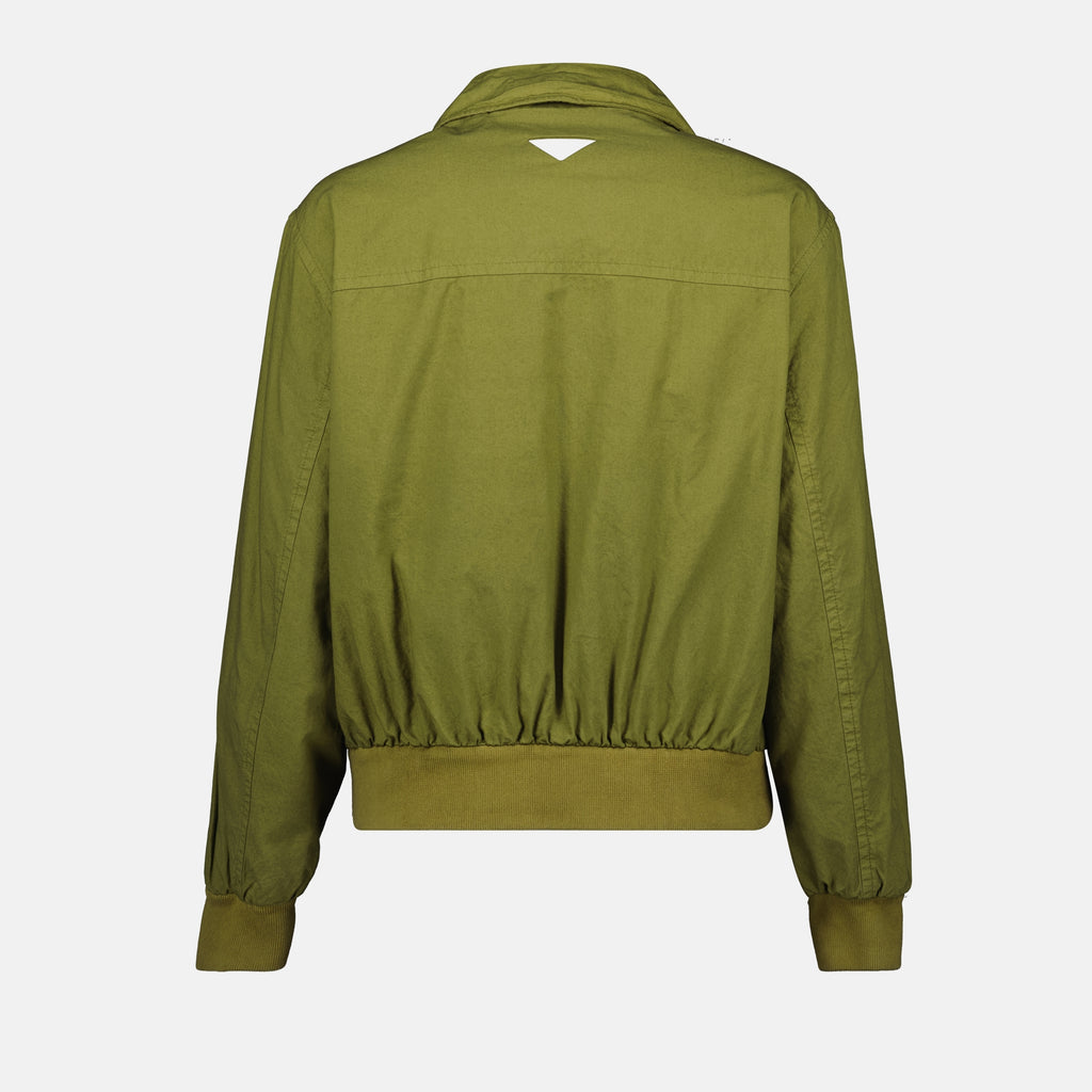 Felpe Giacca in Popeline Prada Cachi Femme