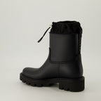 Stiefeletten Mini Bottes Kickstream de pluie Moncler Schwarz Femme