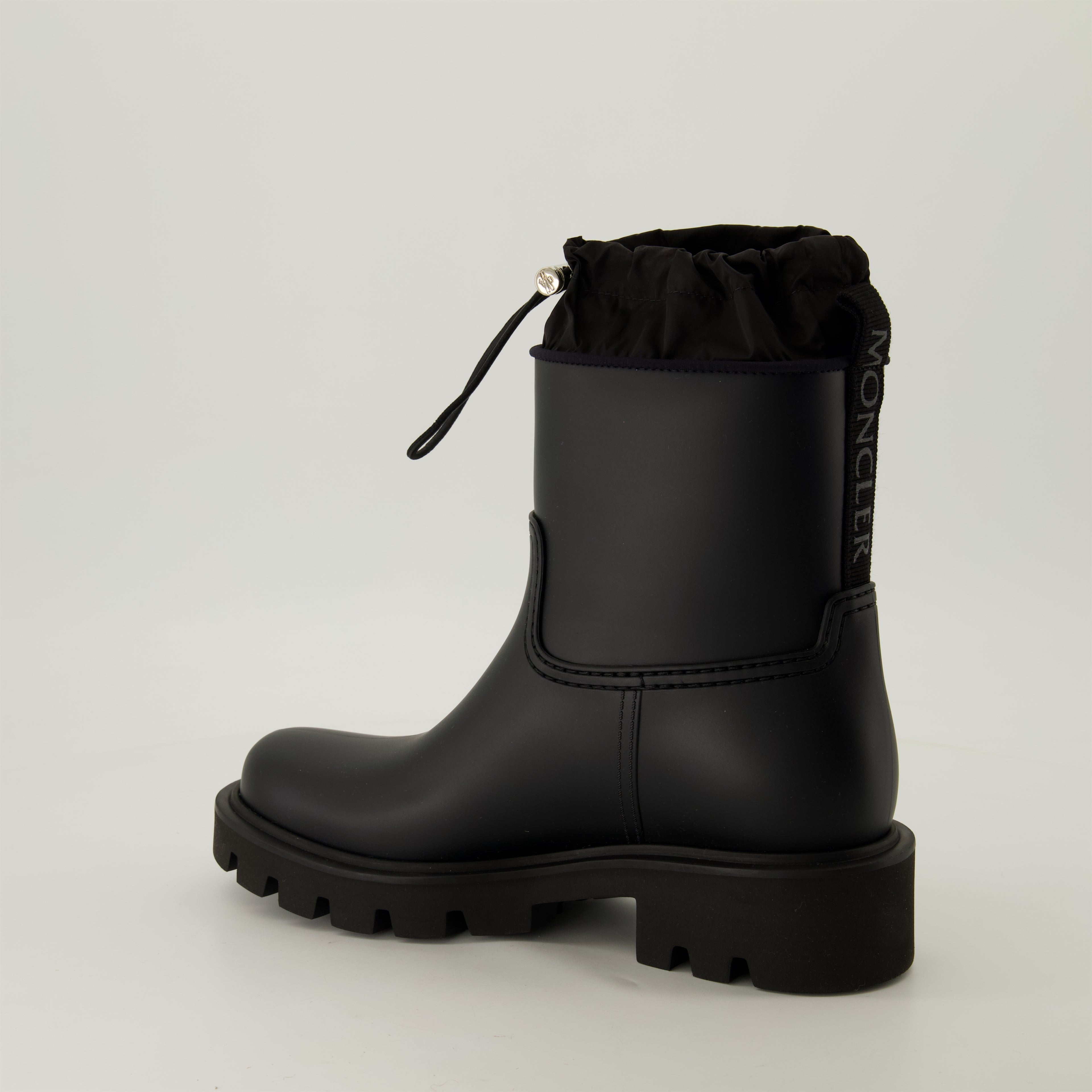 Stiefeletten Mini Bottes Kickstream de pluie Moncler Schwarz Femme