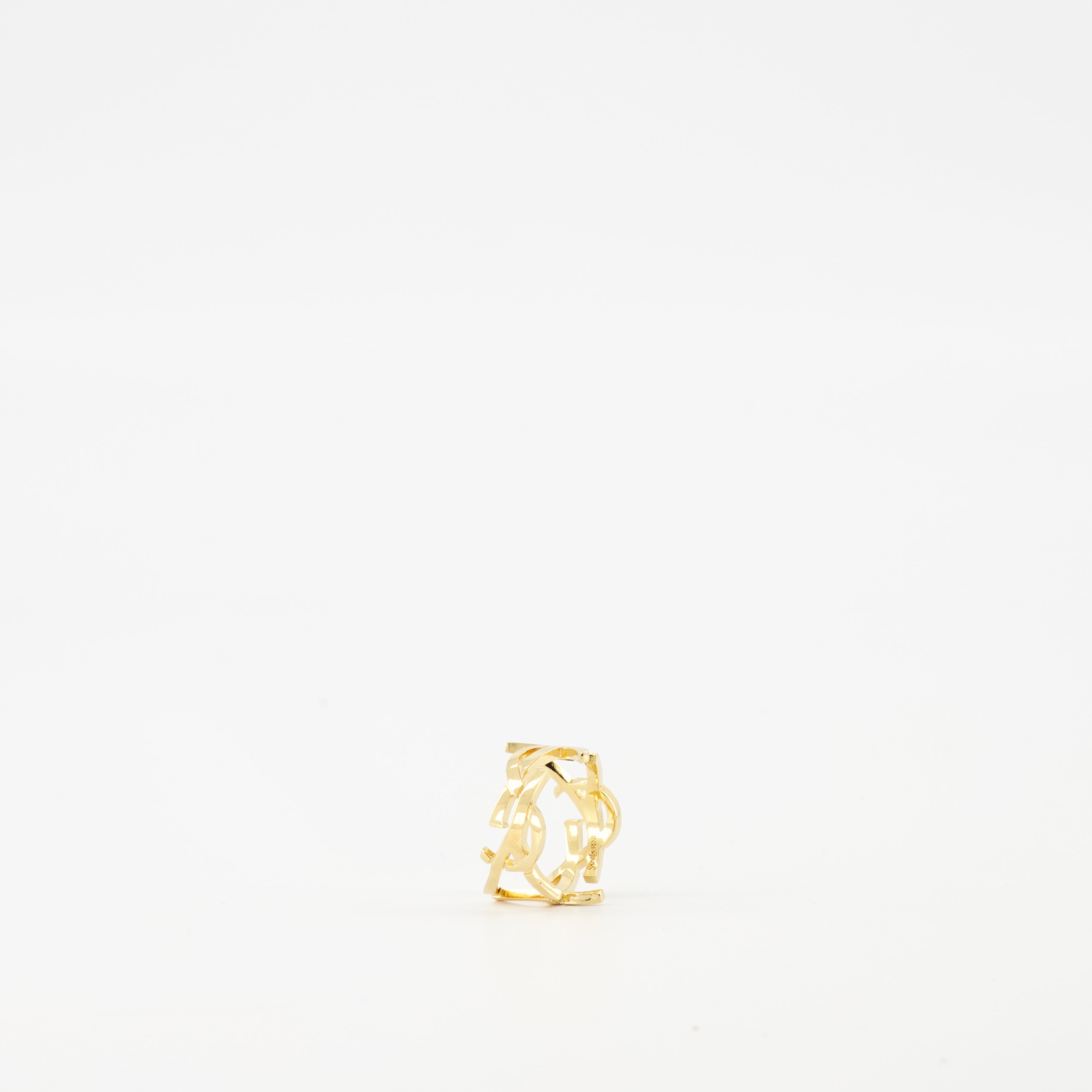 Bijoux Bague Cassandre Saint Laurent Doré Femme