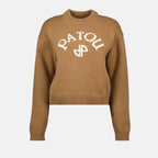 Bild des Patou Wollpullovers für Frauen - Herbst-Winter 2025 - Vorderansicht
