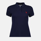 Polo shirts FPL001.760 491 bleu nautique Ami PARIS Blue Femme