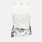 Tops Piercing Tank Top Rabanne White Femme