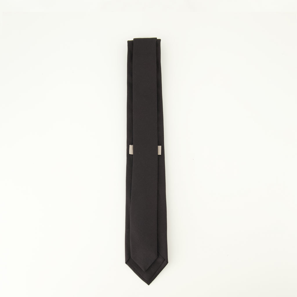 Écharpes, foulards et gants 검은색 실크 CD 아이콘 타이 Dior Noir Homme