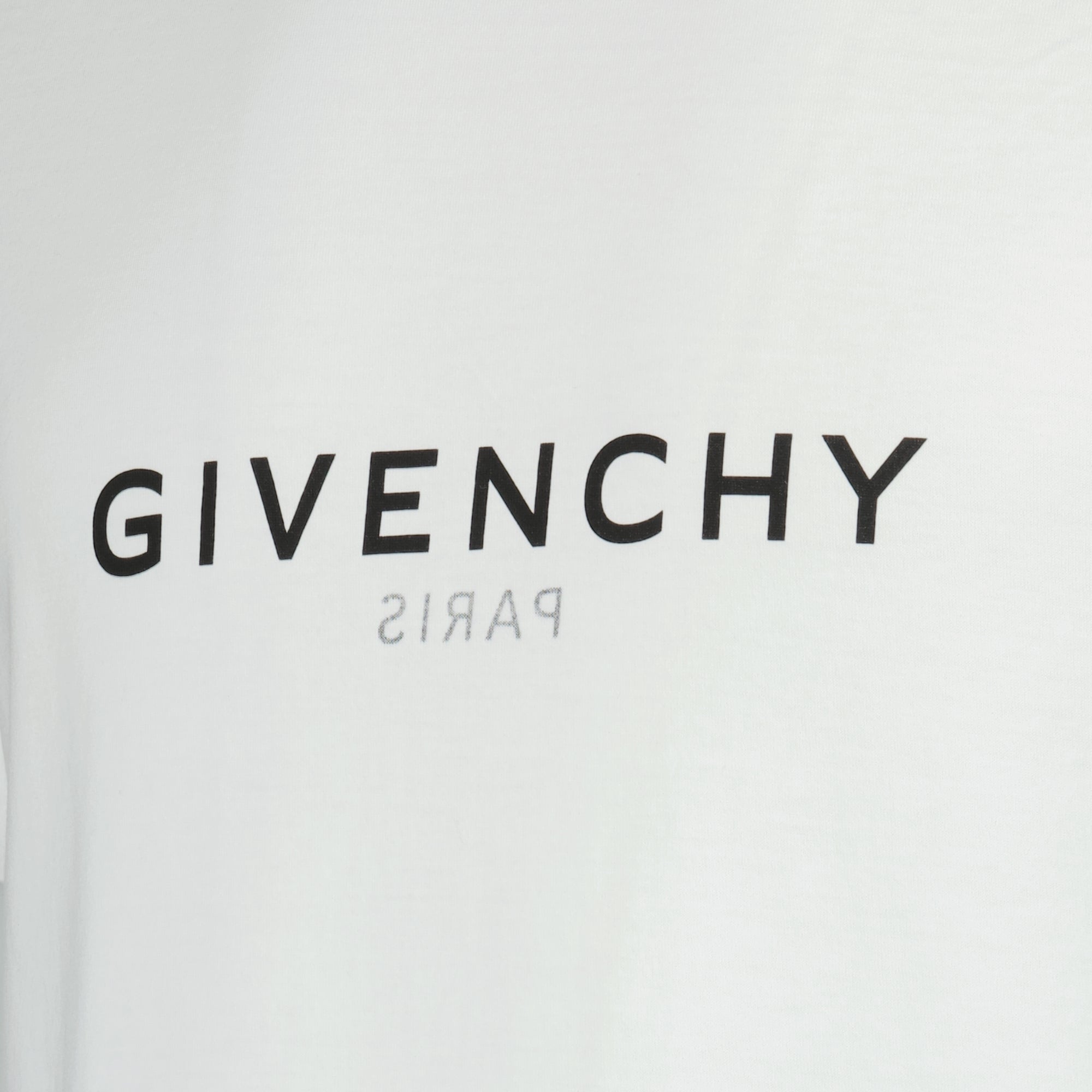 T-shirts T-shirt à logo inversé Givenchy Blanc Homme