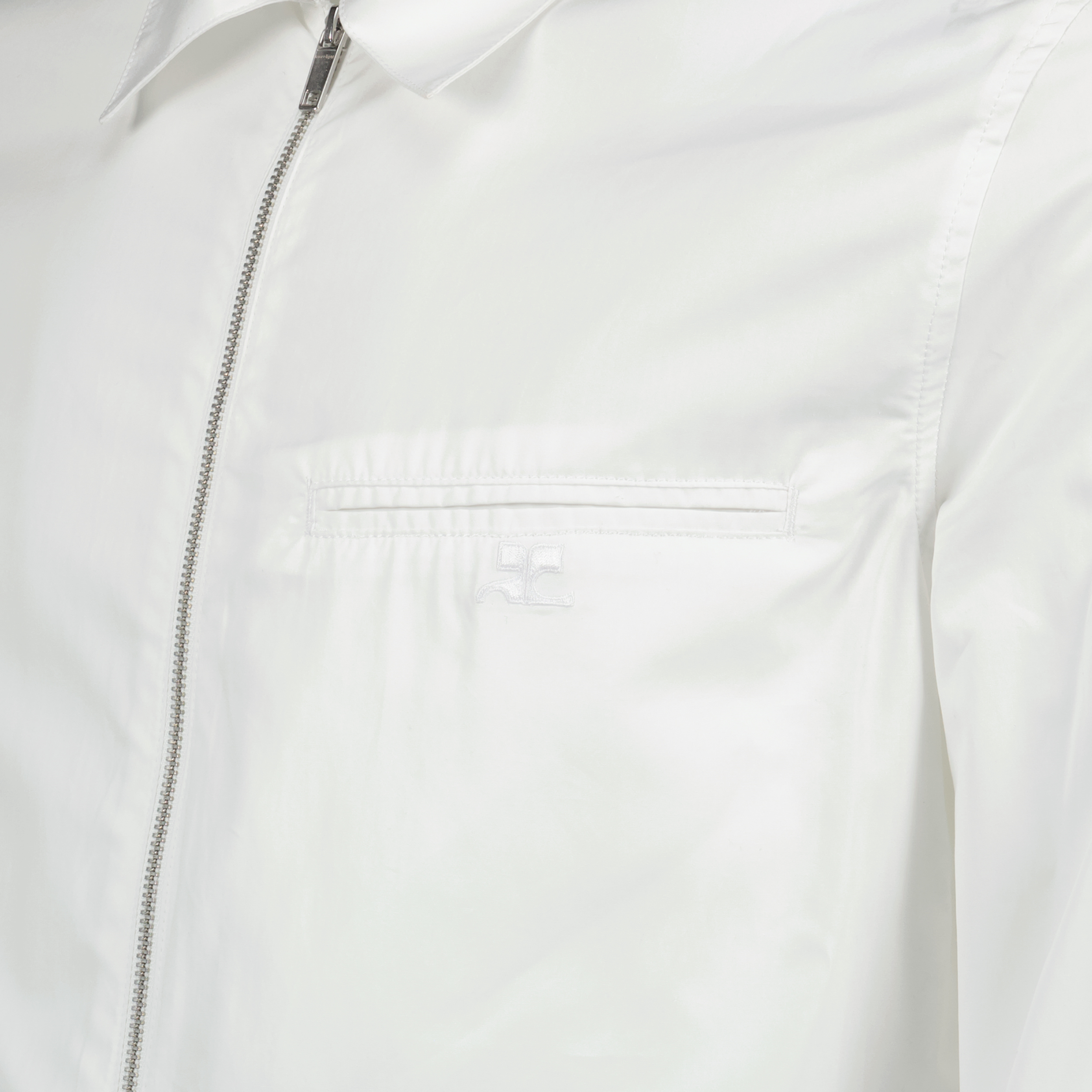 Shirts Zip-Up Shirt Courrèges White Homme