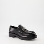 ローファー レザー ローファー Prada 黒 Homme