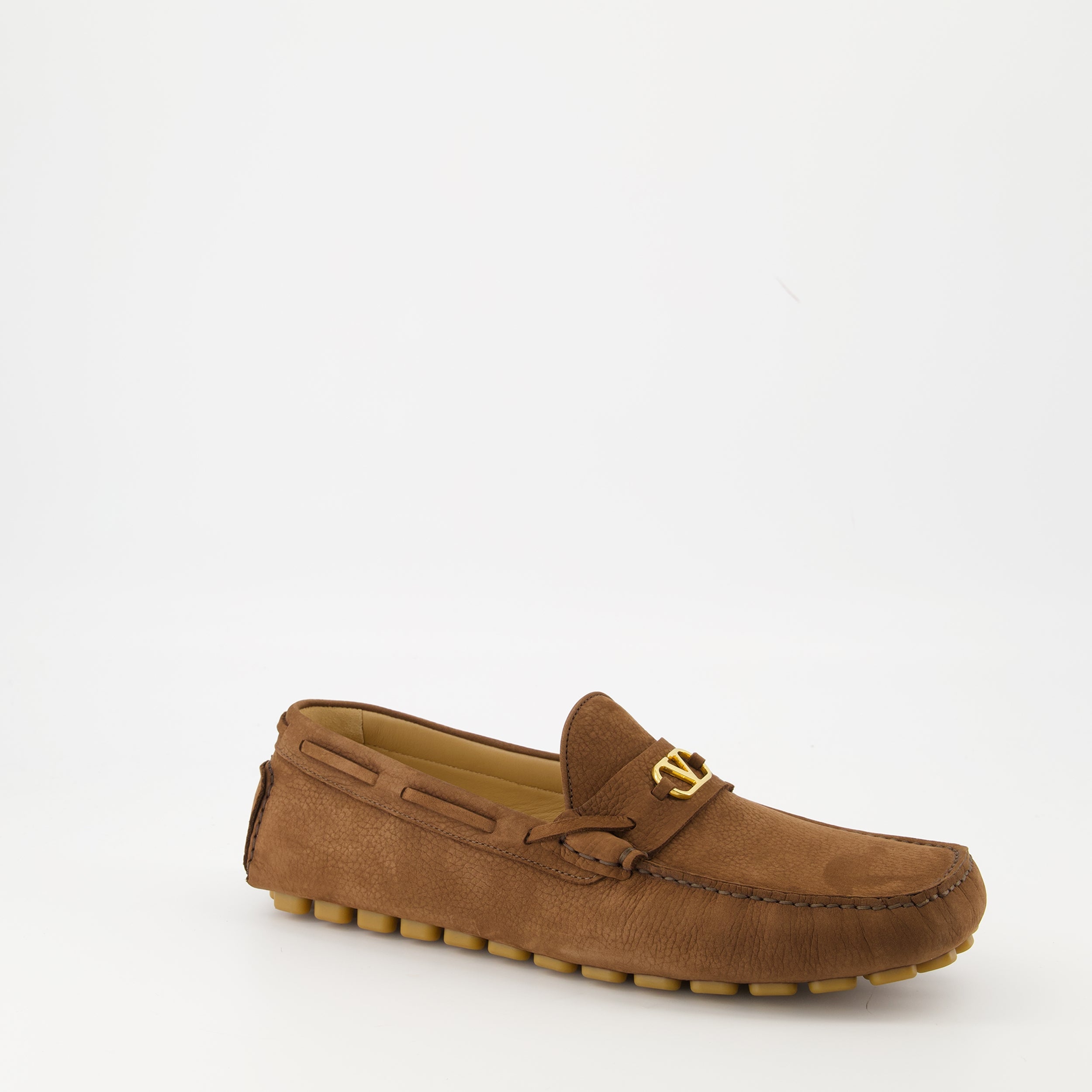 Mocassins Driver Fastaway Moccasins Valentino Garavani Marron Homme