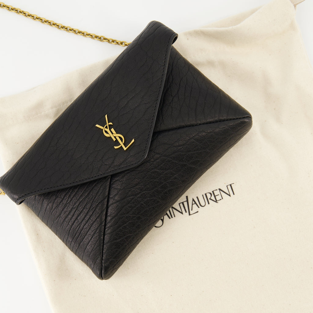 Sacs bandoulière Bolsa de Cadeia Cassandre Saint Laurent Noir Femme