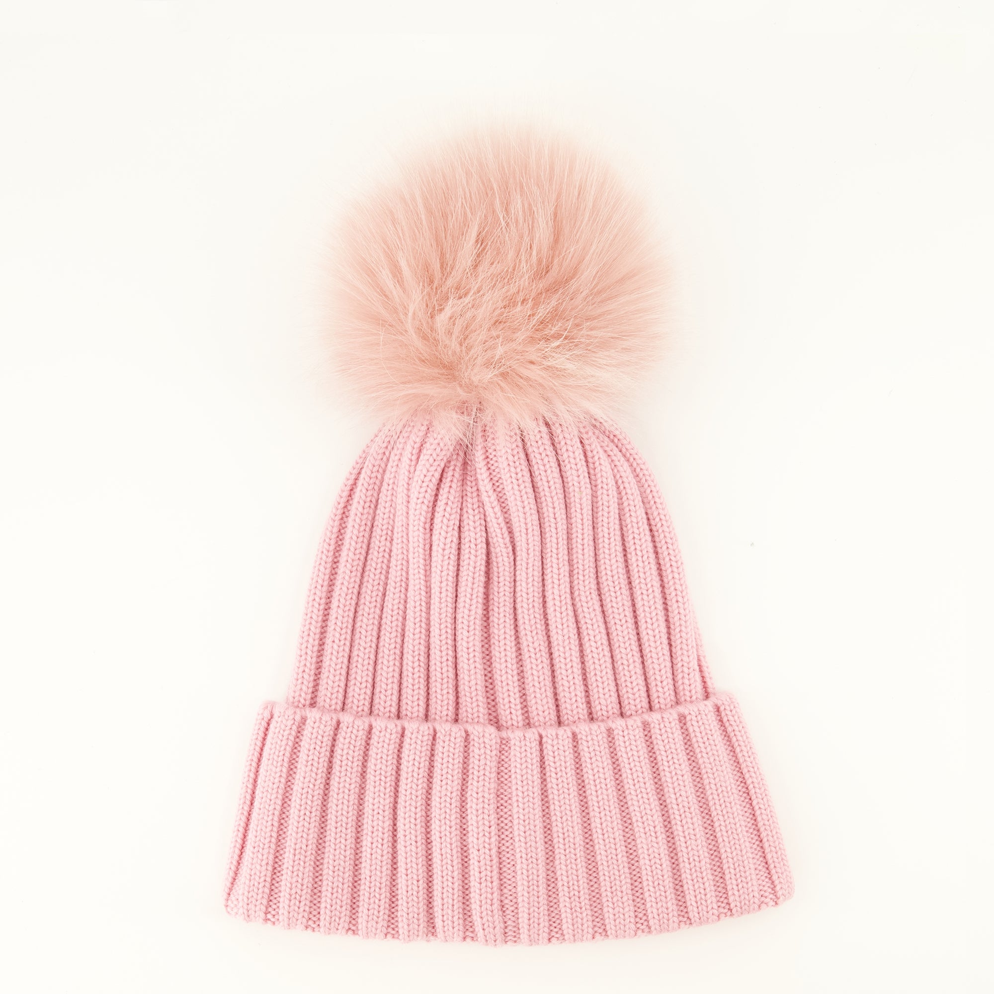 Chapeaux, casquettes et bonnets ピンクのウールビー二ー（ポンポン付き） Moncler Rose Femme