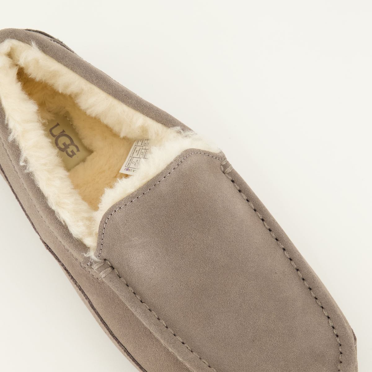Mocassins Ascot Graue Hausschuhe Ugg Gris Homme