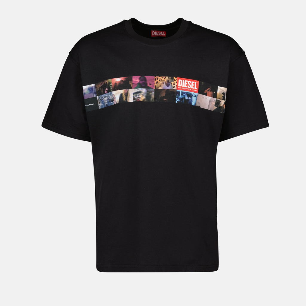 T-Shirts T-shirt T-Boxty Diesel Schwarz Homme