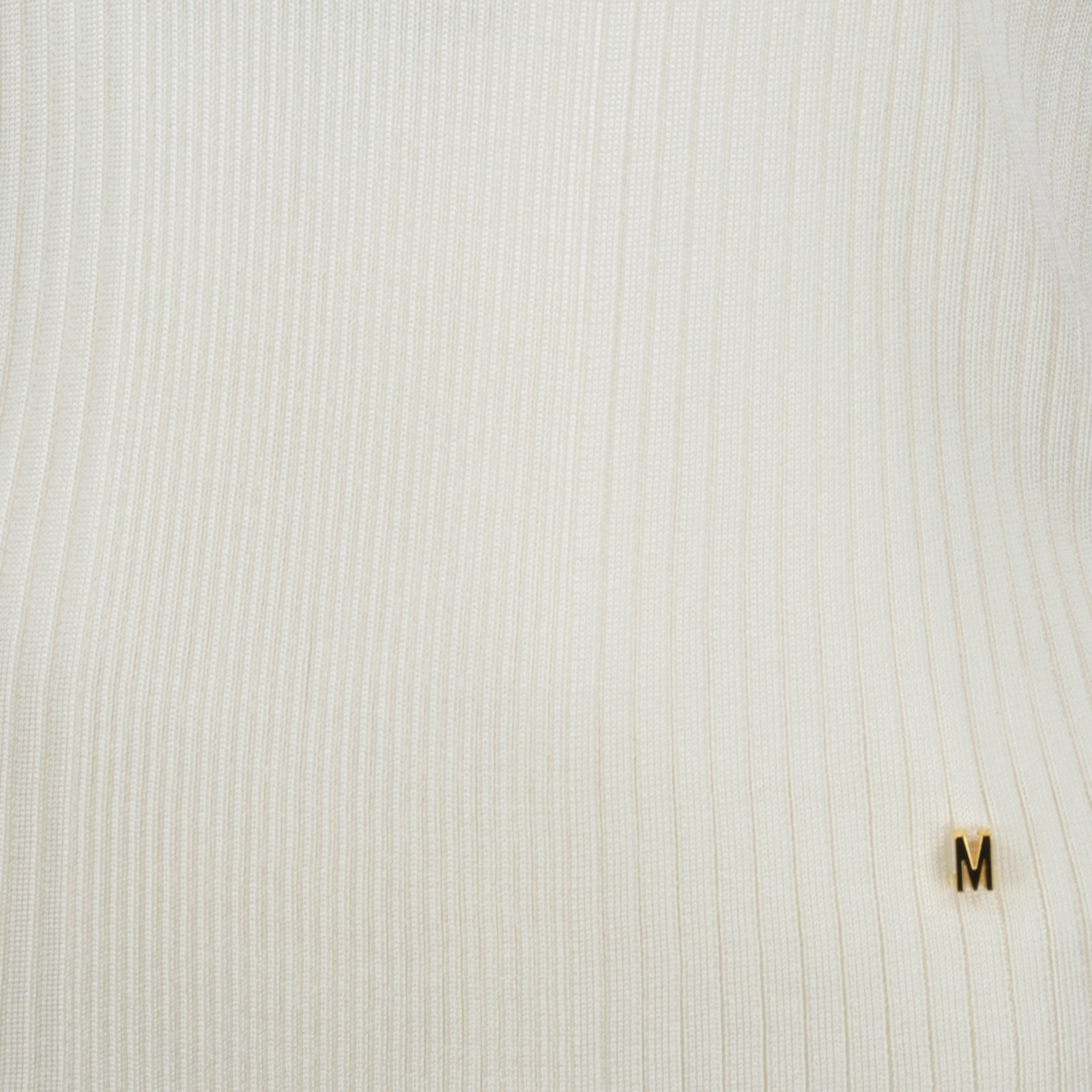 Tops Ribbed Top Moschino White Women