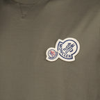 T-shirts Double Logo T-Shirt Moncler Khaki Homme