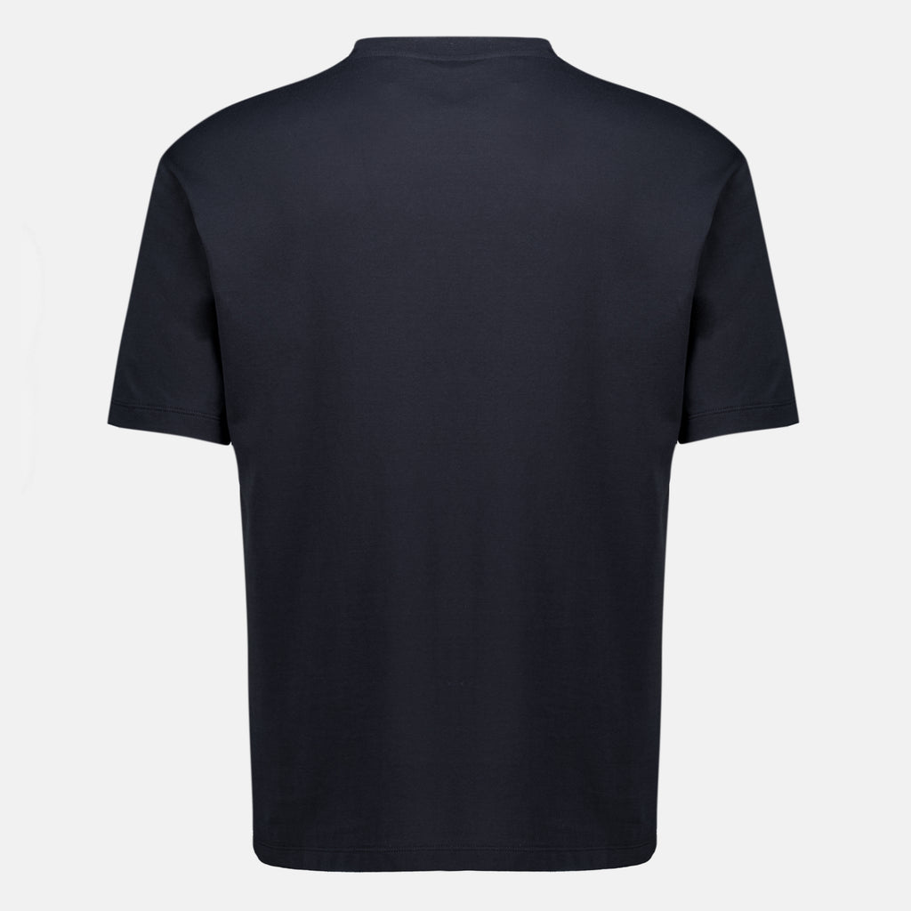 T-shirts T-Shirt Nera in Cotone Fendi Noir Homme
