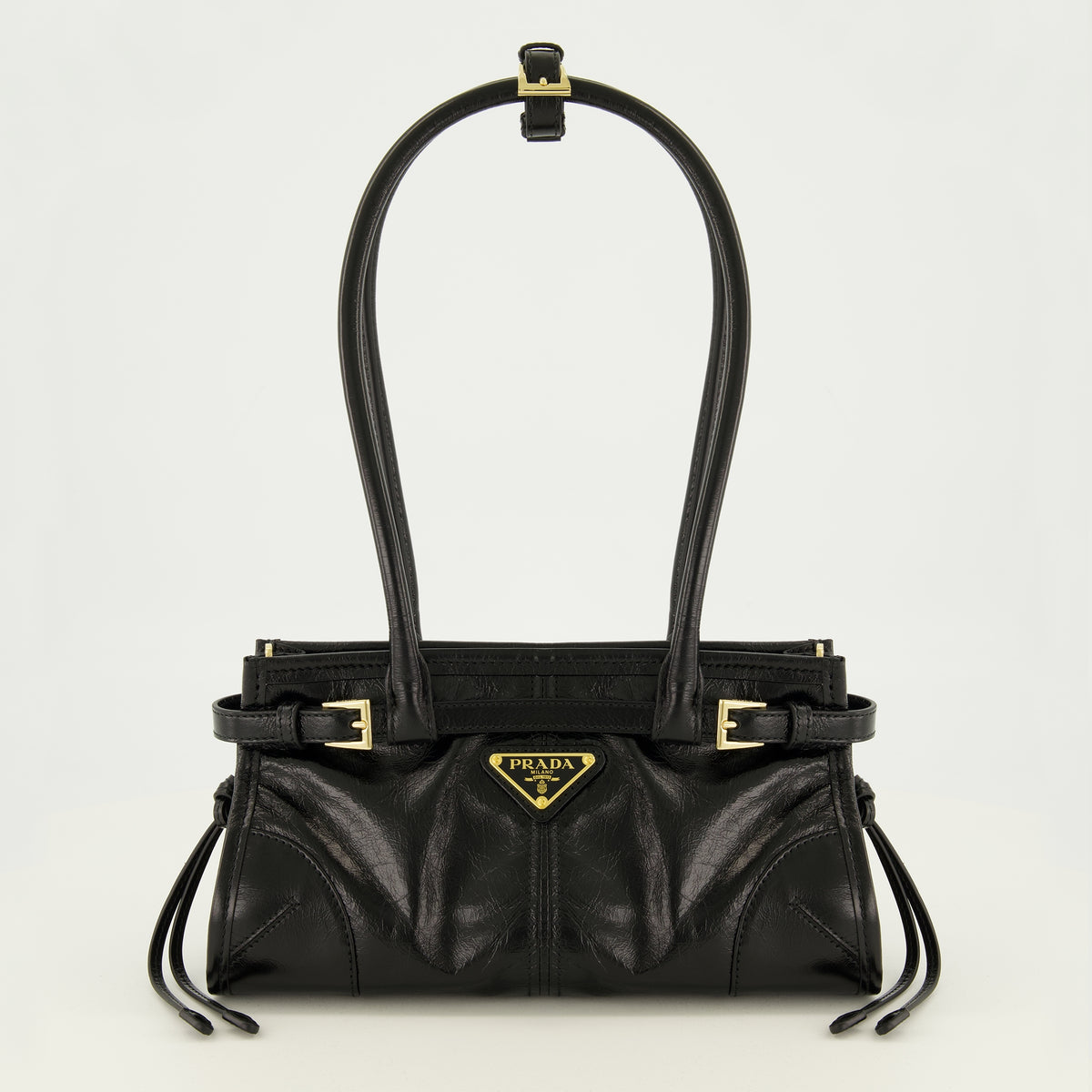 Sacs à main et épaule Mini sac Bonnie en cuir Prada Noir Femme