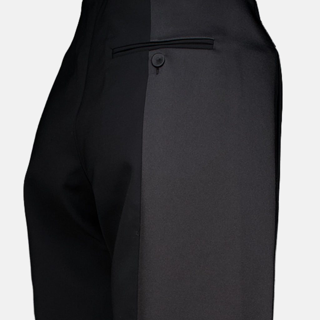 Pantalons Schwarze Wollhose Christopher Esber Noir Femme