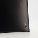 Pouches Leather Clutch Saint Laurent Black Homme