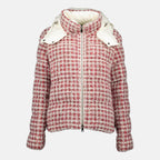 Imagen de la cazadora de plumón de tweed Andronne de la marca Moncler para mujer - Temporada Otoño-Invierno 2025 - Vista Frontal
