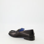 Loafers Leather Loafers Versace Black Homme