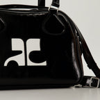 Tote bags Bowling Bag Reissue Courrèges Black Unisex