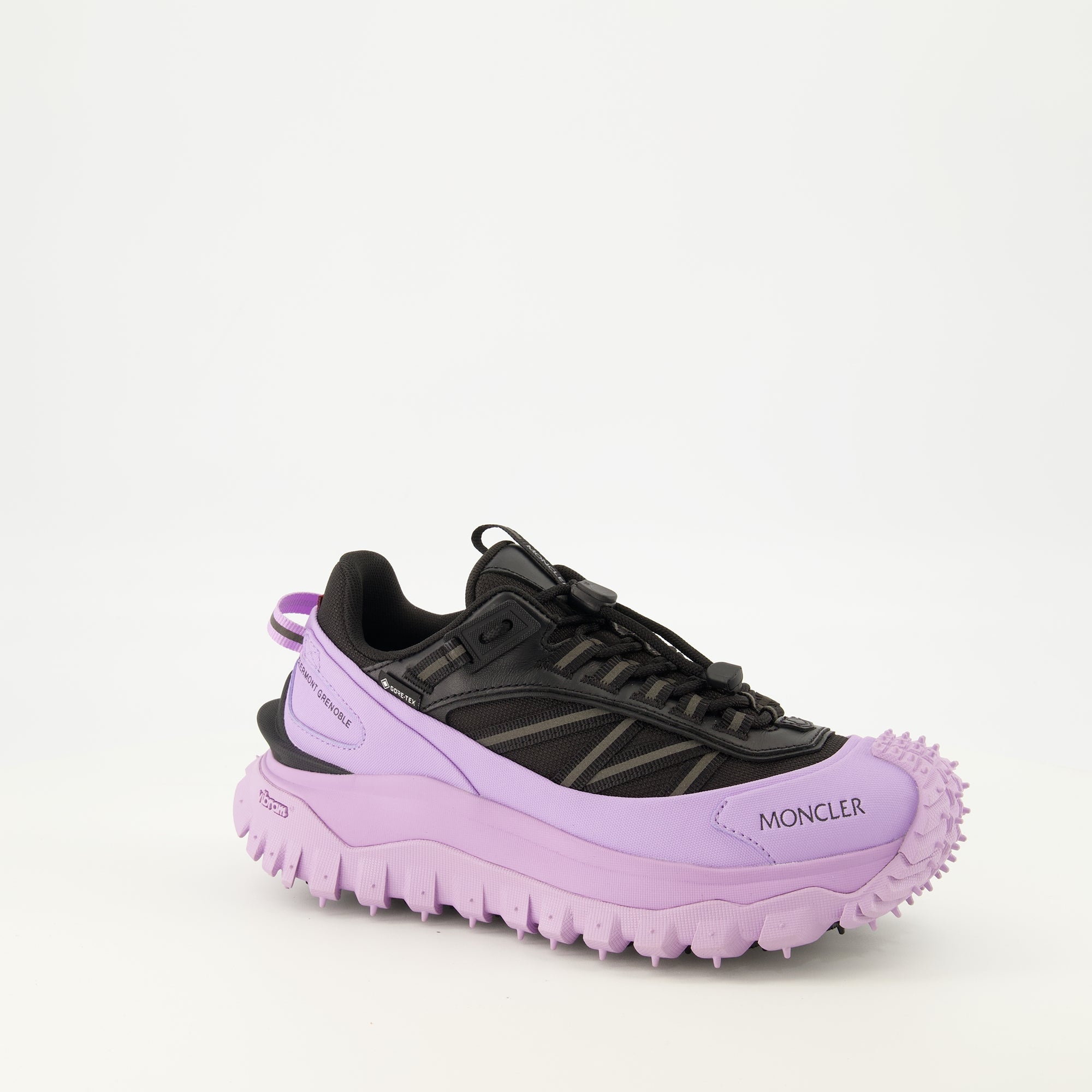Baskets Trailgrip GTX Schwarz und Lila Sneakers Moncler Violet Femme
