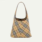 Tote bags Große Karierte Tasche Burberry Beige Femme