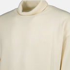 Imagen del artículo suéter de cuello alto Ami corazón de la marca Ami PARIS para Unisex - Temporada Otoño-Invierno 2025 - Vista Detallada_6
