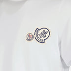 T-shirts T-shirt blanc Moncler Blanc Homme