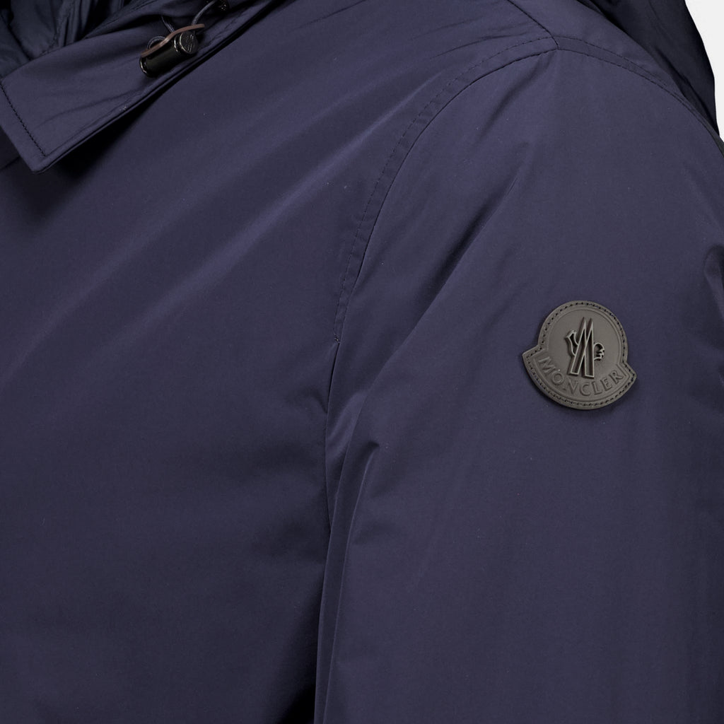Manteaux Evrine Navy Blue Quilted Parka Moncler Bleu foncé Homme