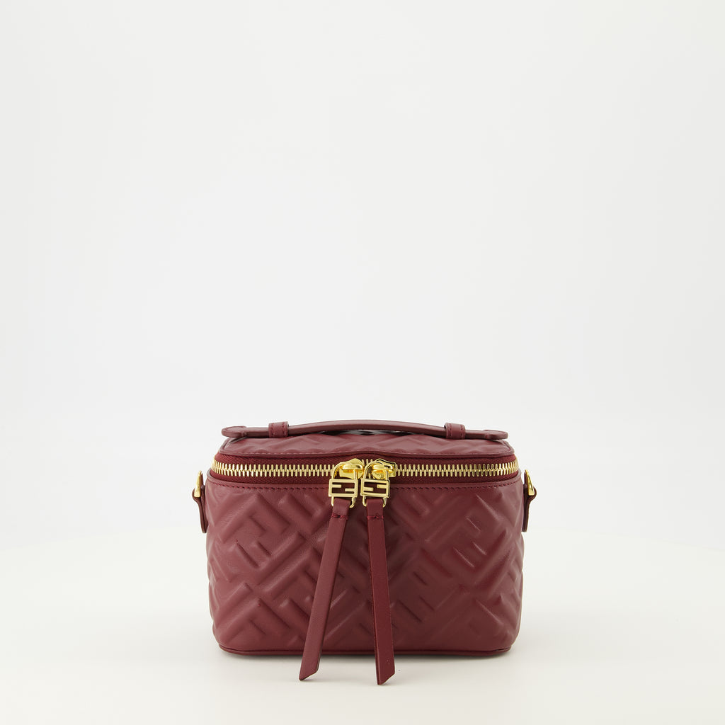 Sacs à main et épaule Mini Vanity Bag Bordeaux Fendi Bordeaux Femme