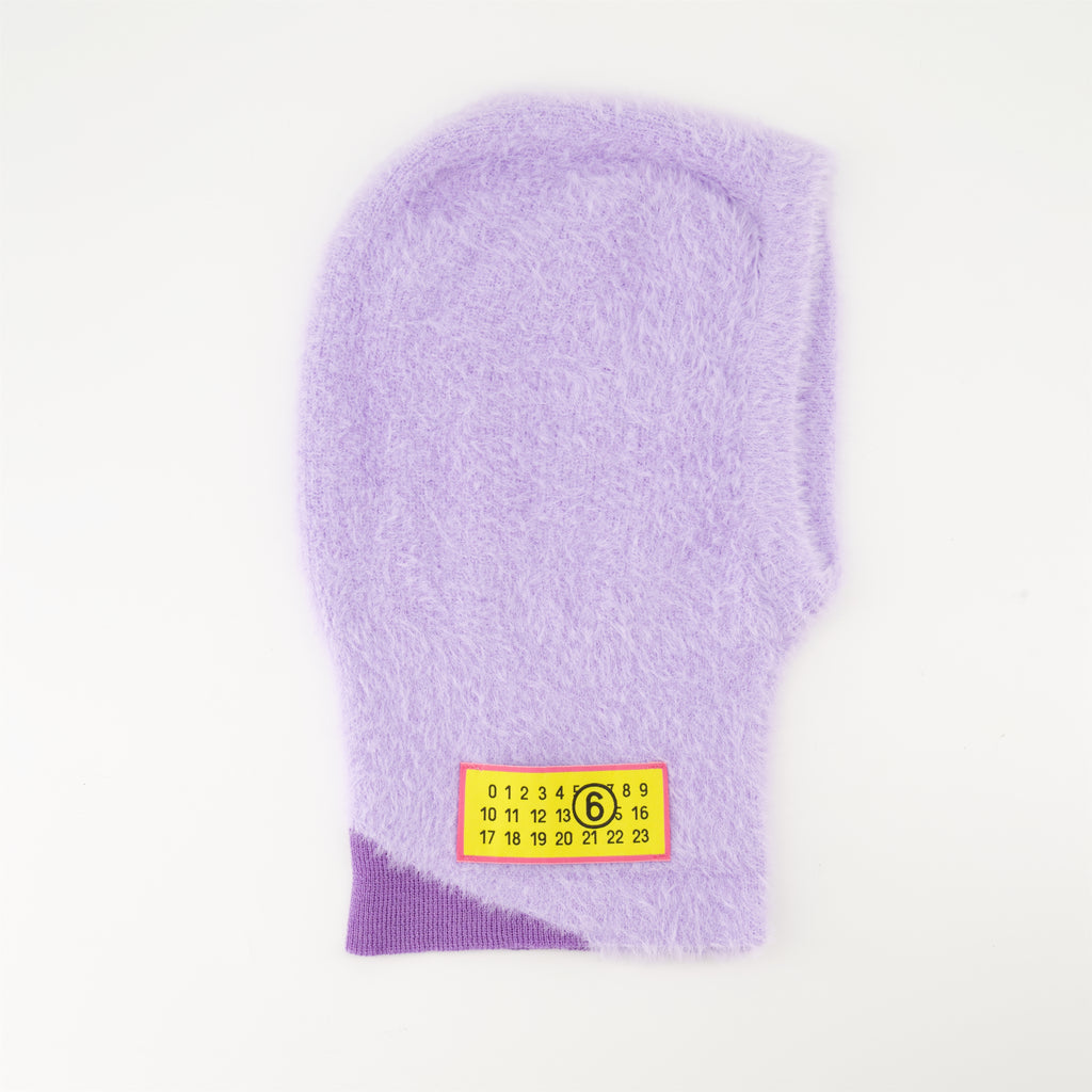 Hats, caps and beanies Wool Balaclava Mm6 Purple Femme