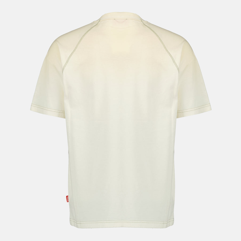 Image de l'article T-shirt à imprimé vert de la marque Diesel pour Homme - Saison Printemps-Été 2026 - Vue de Dos