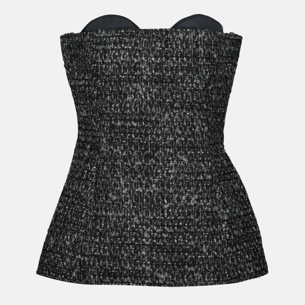 Immagine del top T-Orset grigio di Diesel per Donna - Autunno-Inverno 2025 - Vista frontale