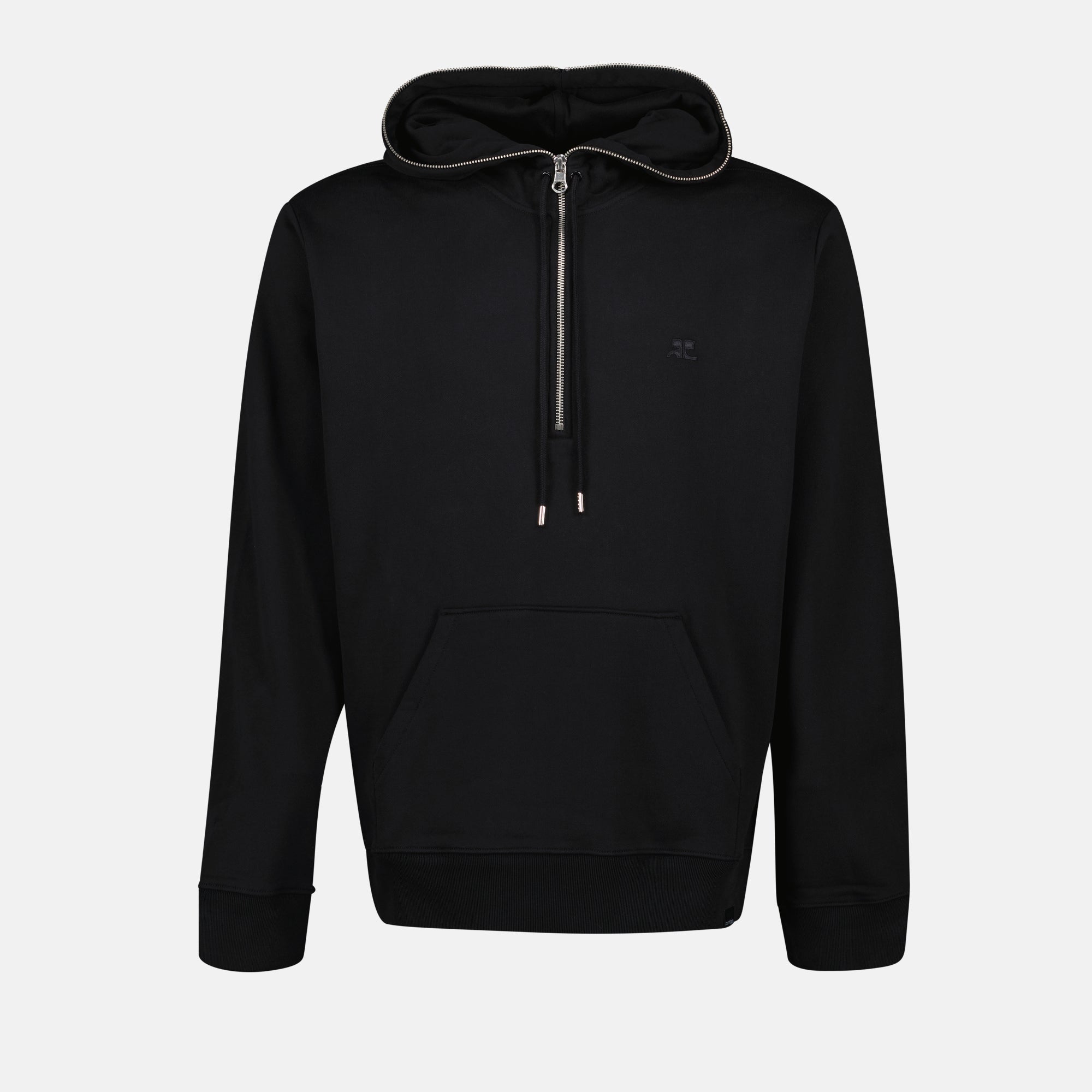 Sweatshirts Zip-Up Hoodie Courrèges Black Men
