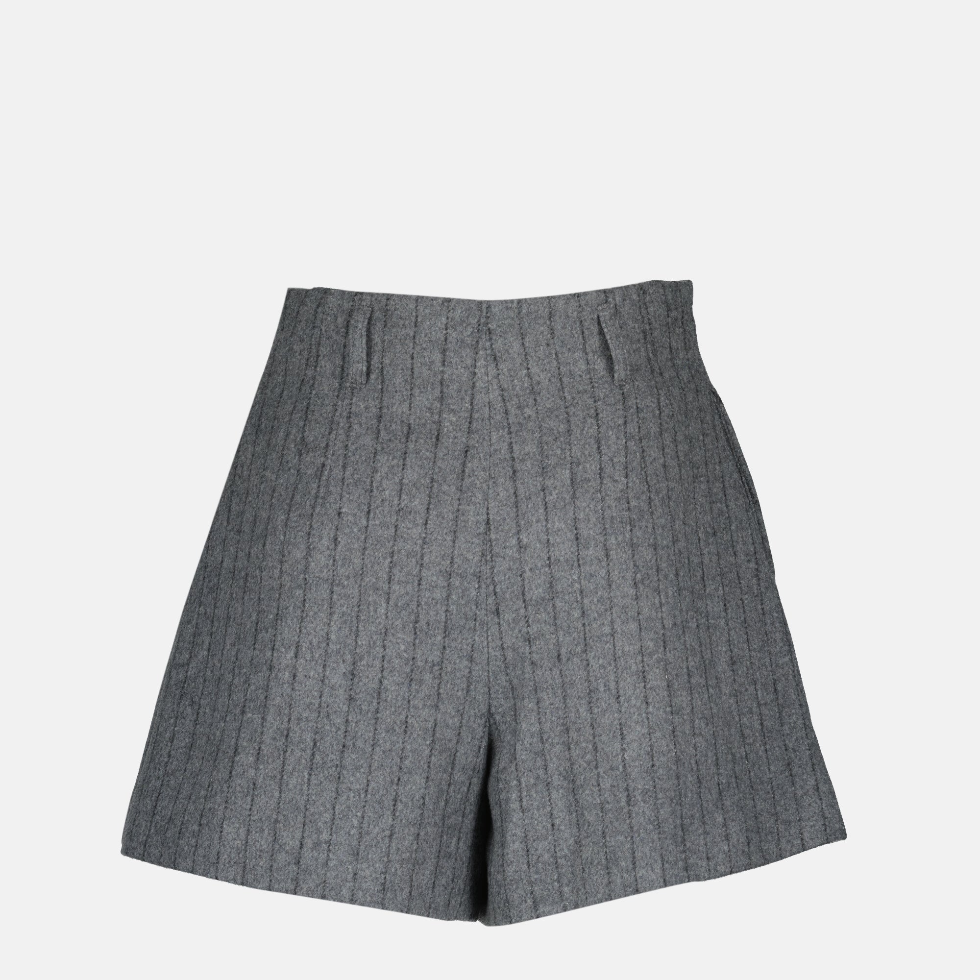 Shorts Short en laine Iro Gris Femme