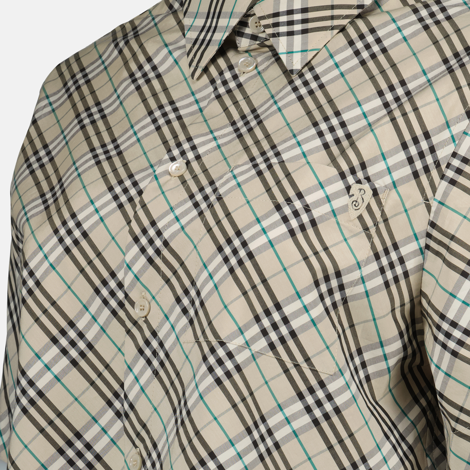 Chemises Chemise à carreaux Burberry Beige Femme