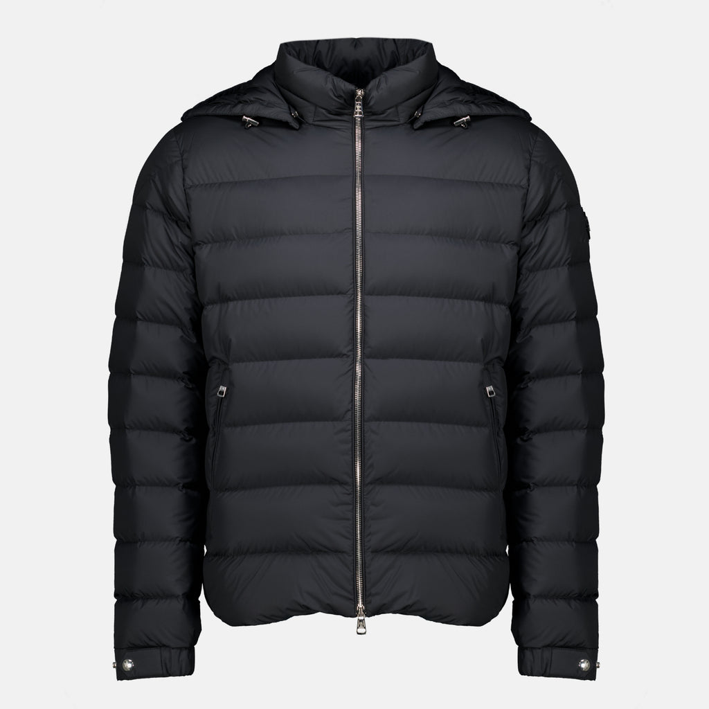 Manteaux Arneb Schwarze Daunenjacke Moncler Noir Homme