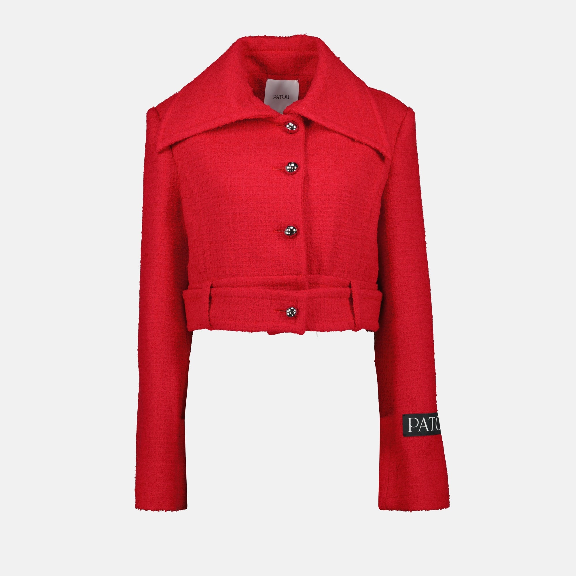 Image de l'article Veste courte en tweed de la marque Patou pour Femme - Saison Automne-Hiver 2025 - Vue de Face