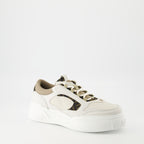 Sneakers Baskets Fendi Force Fendi Beige Homme