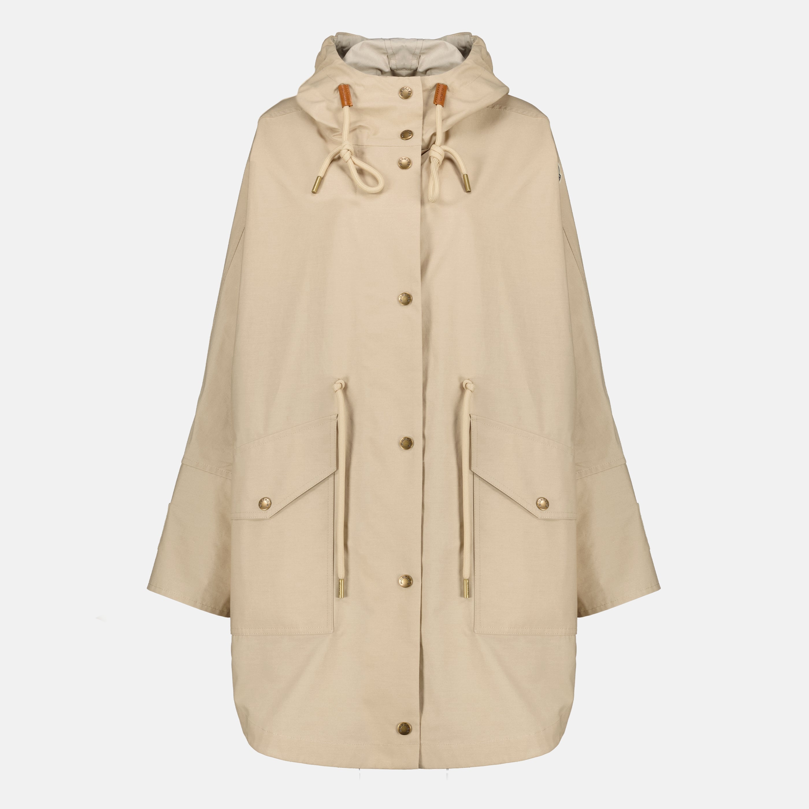 Manteaux Parka Brunnera en gabardine beige Moncler Beige Femme