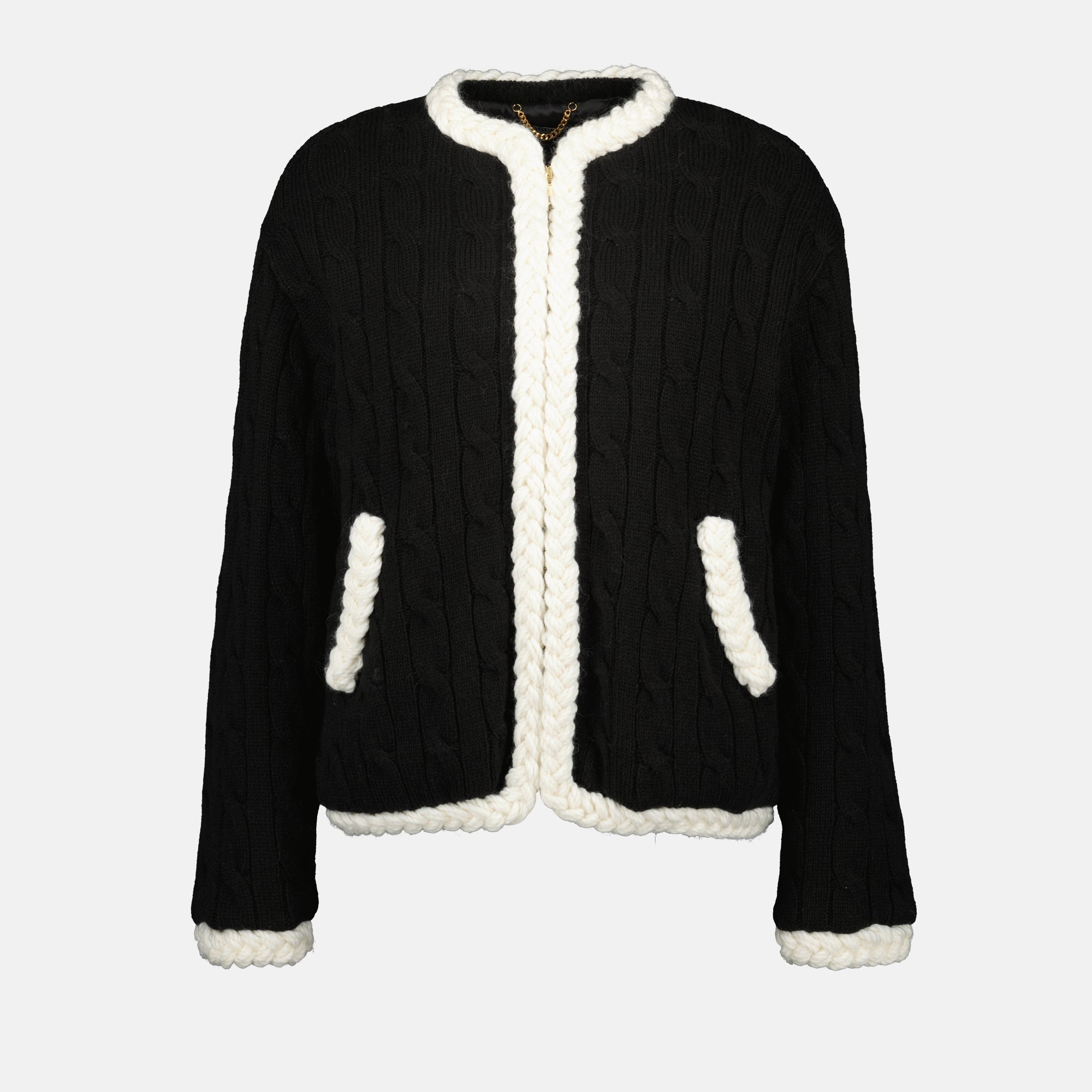 Image de l'article Veste en laine de la marque Moschino pour Femme - Saison Automne-Hiver 2025 - Vue de Face