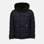 Manteaux Doudoune Marcelettes Moncler Bleu foncé Homme