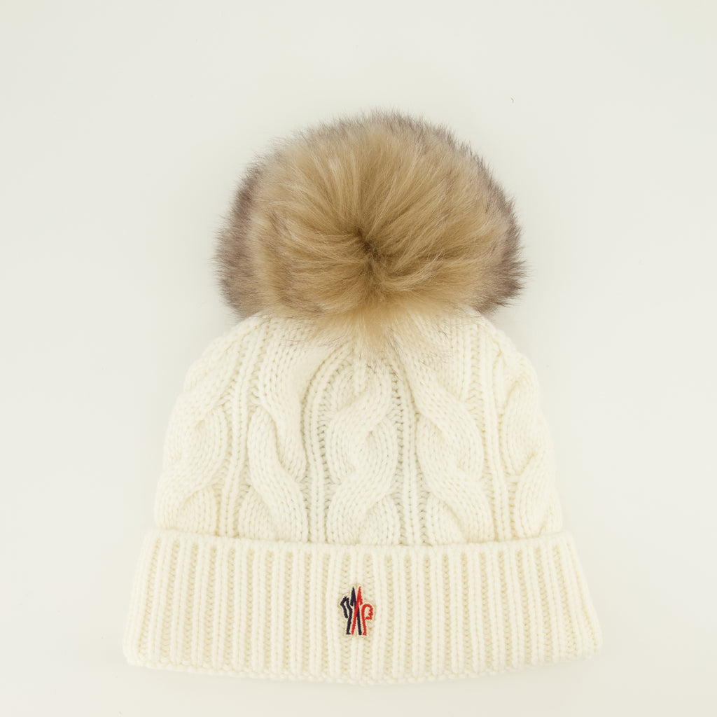 Chapeaux, casquettes et bonnets Gorro Branco com Logo Moncler Grenoble Blanc Femme
