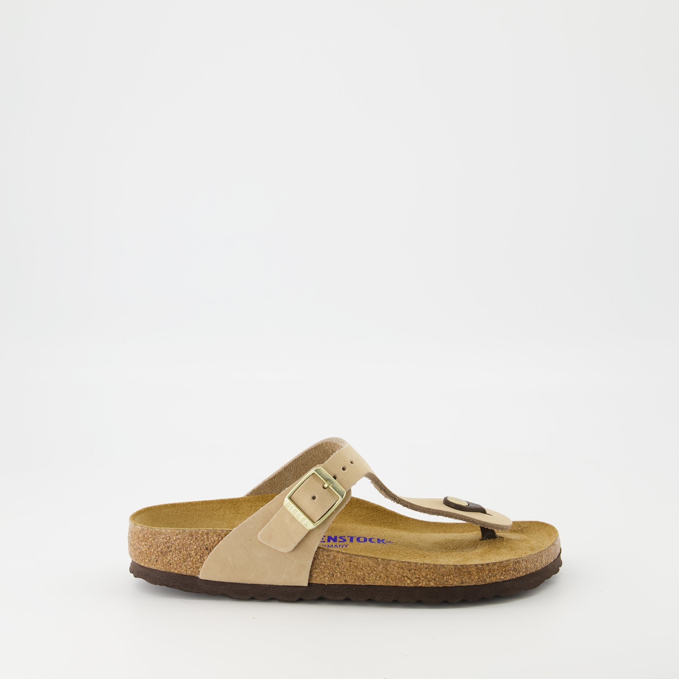 Chaussures ouvertes Tongs Gizeh Birkenstock Beige Homme