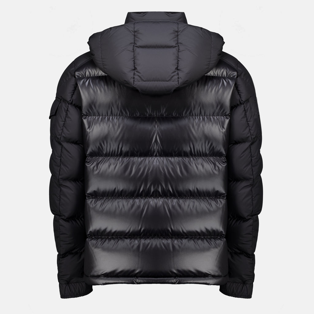 Manteaux Maya Schwarze Daunenjacke Moncler Noir Homme