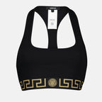Roupa íntima e homewear Brassière Medusa Greca Versace Preto Femme