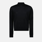 Maille Pull à col roulé en laine Diesel Noir Homme