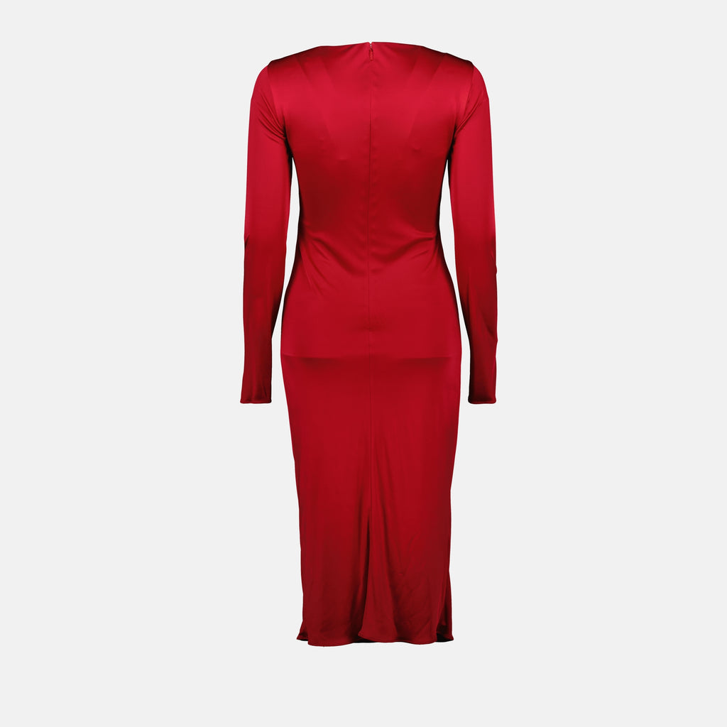 Kleider Rotes Cocktailkleid Versace Rot Femme