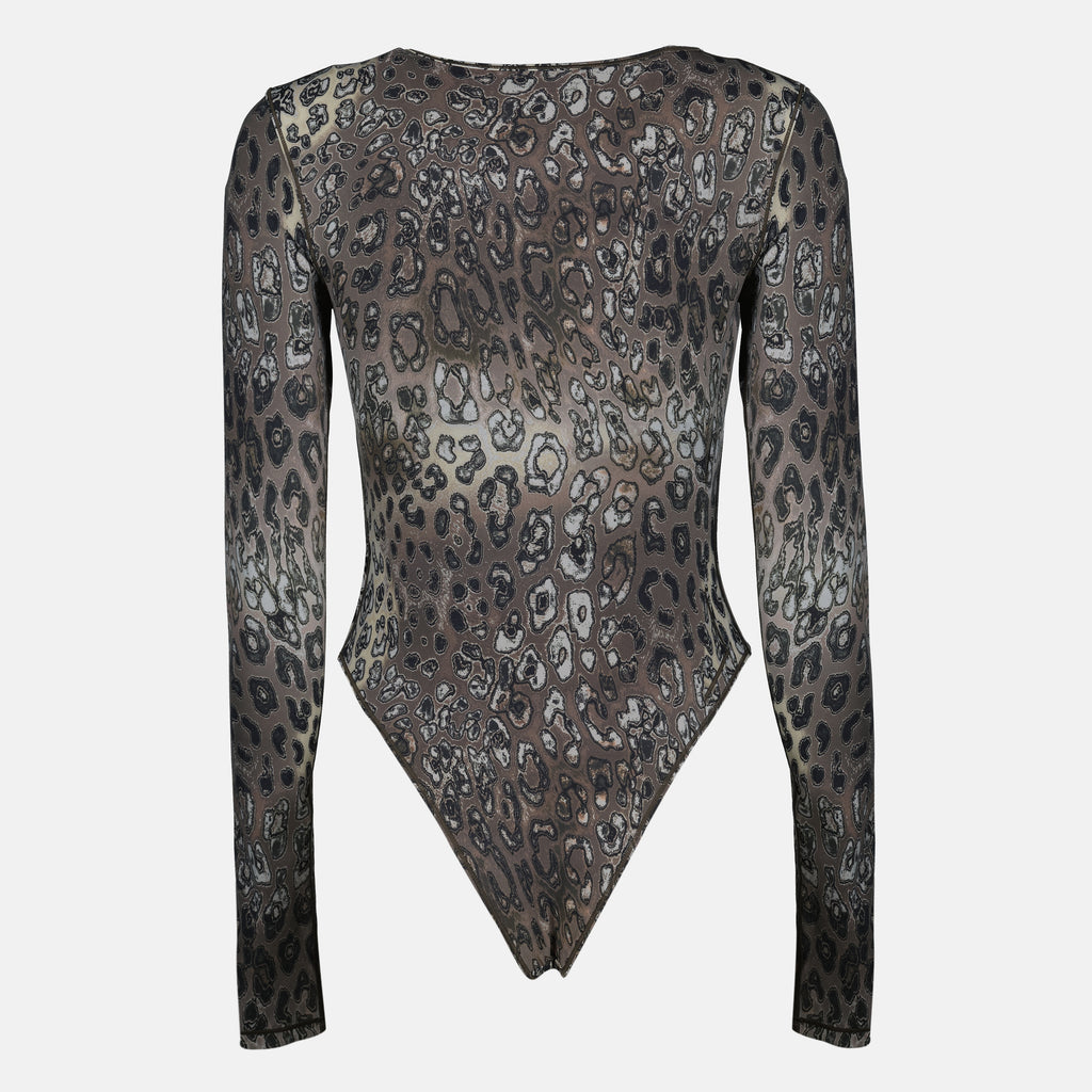 Image de l'article Body Angelica à imprimé léopard de la marque Diesel pour Femme - Saison Printemps-Été 2026 - Vue de Dos